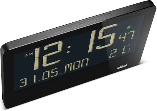 Braun Silent Tabletop Digital Clock Brown 67702