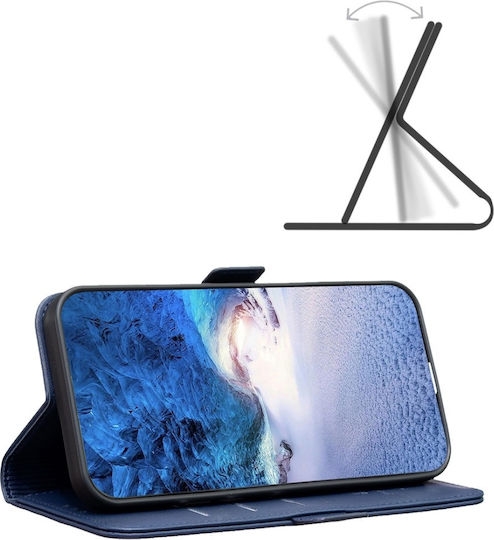 Binfen Wallet Case Δερματίνης Μπλε (Redmi Note 13 5G)