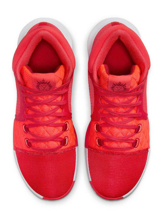 LeBron Witness VIII High Basketball Shoes Light Crimson / Bright Crimson / Gym Red / White