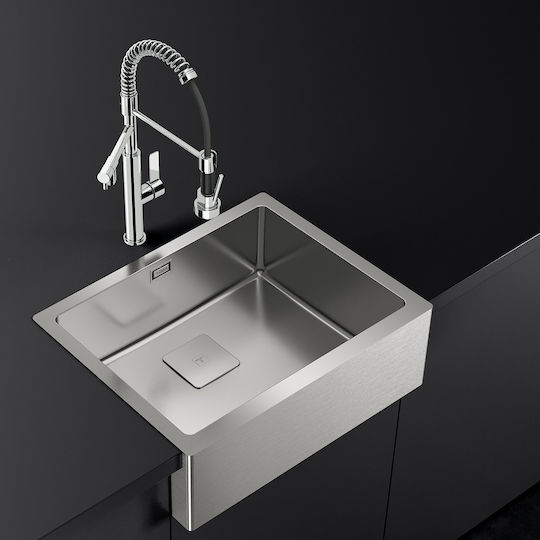 Teka American Professional 60 M-XP 1B 115000055 Drop-In Мивка Inox Сатен Ш59.6xД46.8см Сребрист
