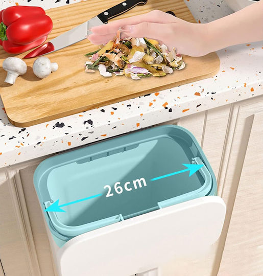 Home Use Кош За Боклук за Шкаф Пластмасов Сив 9 л