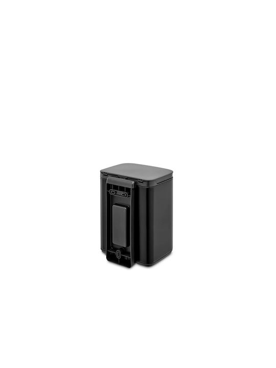 Brabantia Coș Mic De Gunoi Din Plastic Negru 4lt