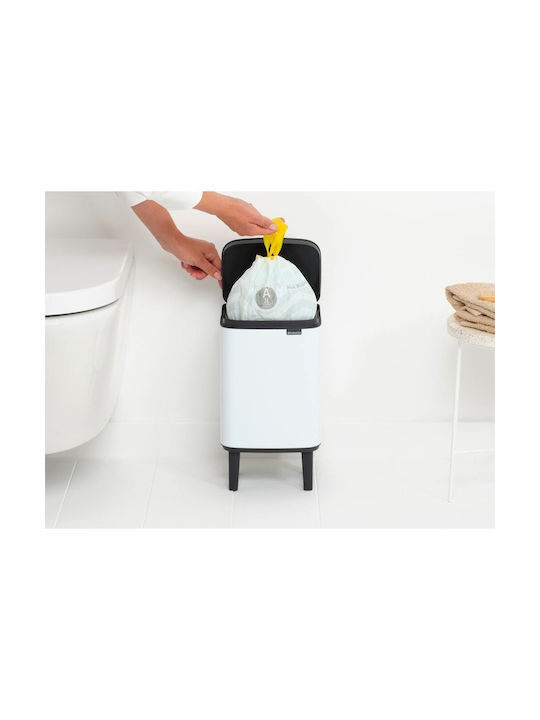 Brabantia Coș De Gunoi Bo Small Hi Plastic Alb 4lt