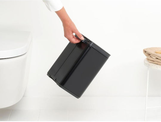 Brabantia Κάδος Small Bo Απορριμμάτων Πλαστικός Μαύρος 4lt
