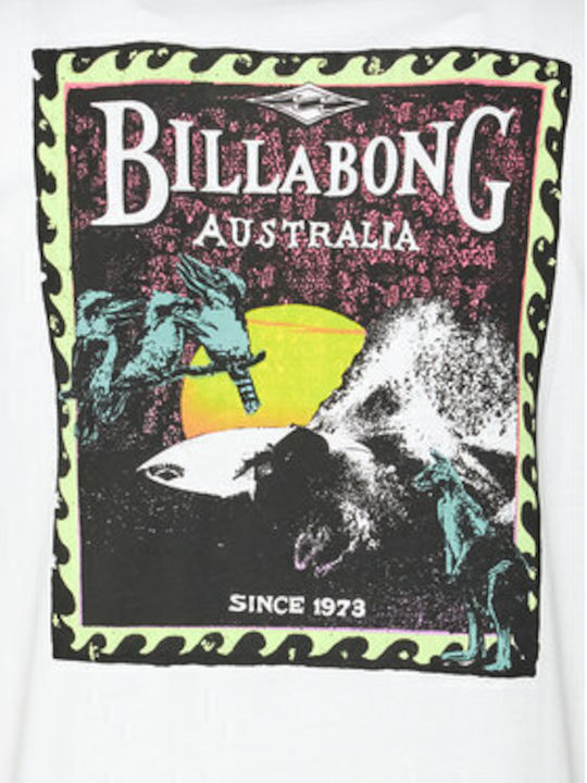 Billabong T-Shirt Dreamy Place Ebyzt00170 Weiß Regular Fit T-Shirt Billabong