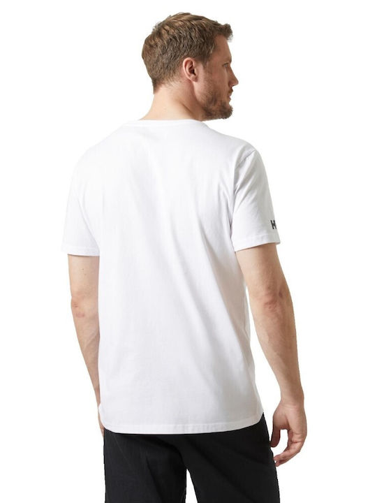 Helly Hansen Shoreline T-shirt Bărbătesc cu Mânecă Scurtă Alb