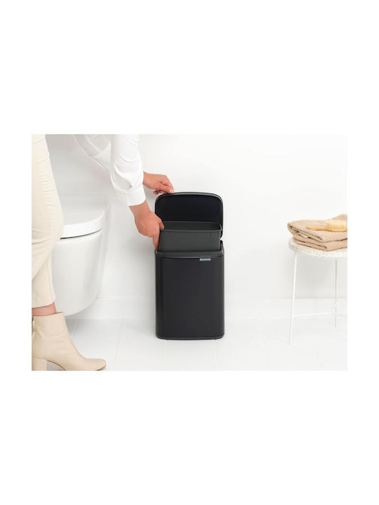 Brabantia Coș De Gunoi Bo Din Plastic Negru 7lt