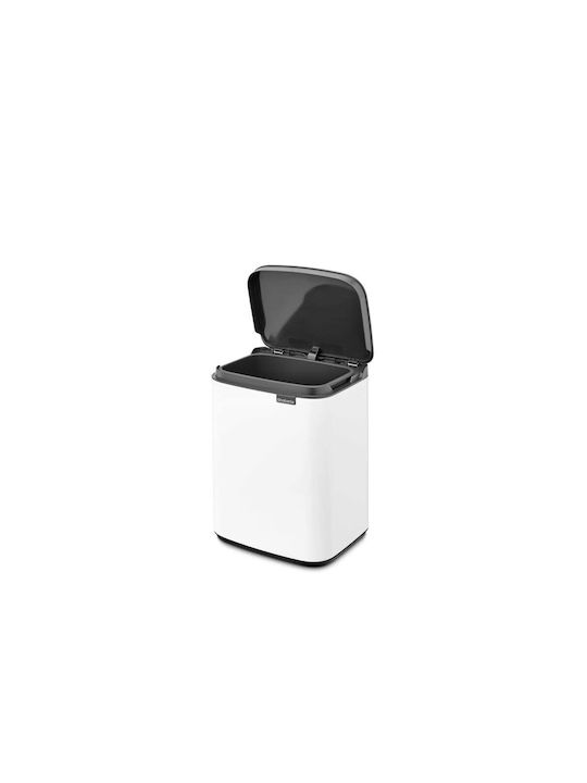 Brabantia Coș De Gunoi Bo Trash Bin Din Plastic Alb 4lt