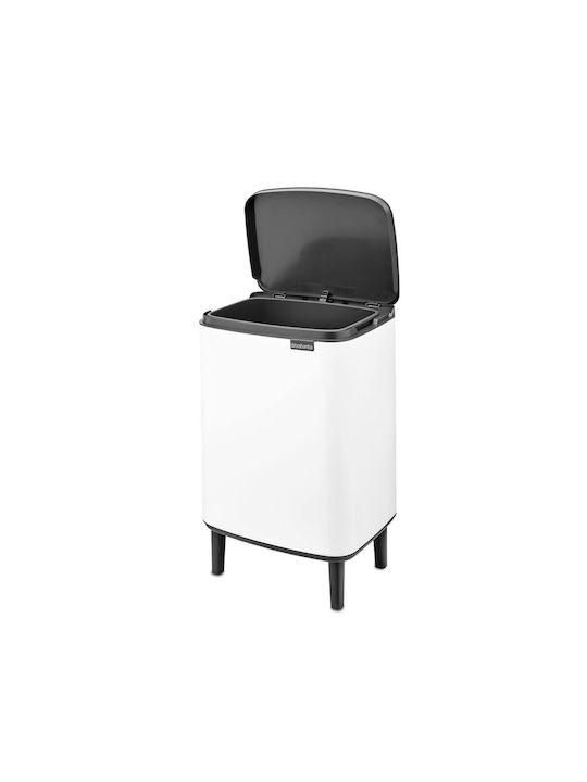 Brabantia Bo Hi Κάδος Απορριμμάτων Πλαστικός Λευκός 12lt