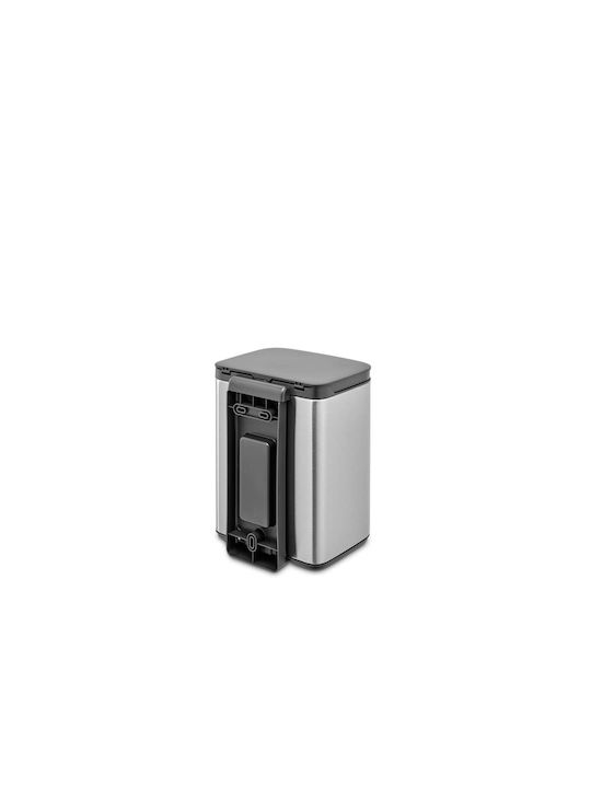 Brabantia Κάδος Απορριμμάτων Πλαστικός Ασημί 4lt
