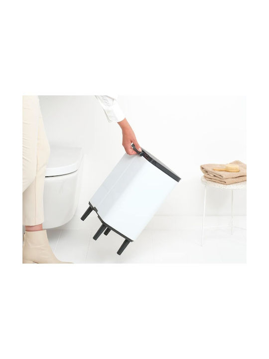 Brabantia Bo Hi Κάδος Απορριμμάτων Πλαστικός Λευκός 12lt
