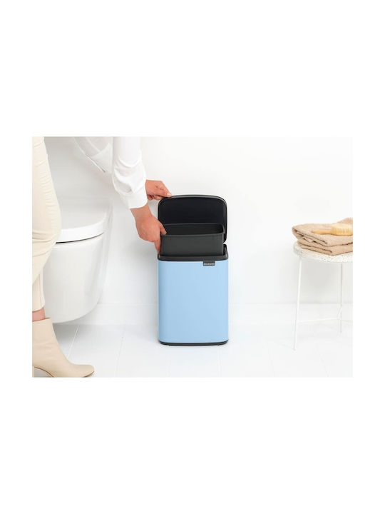 Brabantia Bo Κάδος Απορριμμάτων Πλαστικός Dreamy Blue 7lt