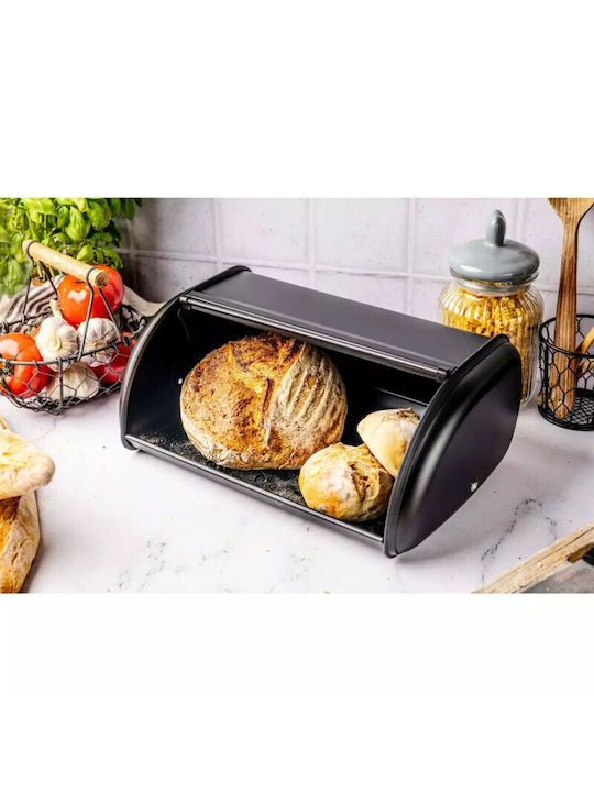 KING Hoff Inox Bread Box Black