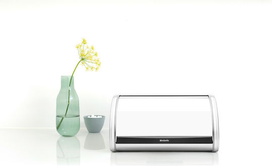 Brabantia Roll Top Bread Bin Кутия за хляб с капак Метал Сребриста 31.6x26.5x17.3см