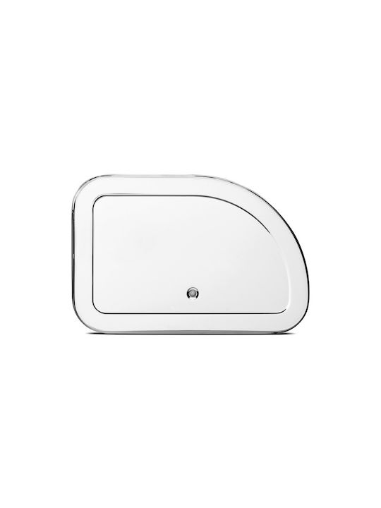Brabantia Roll Top Bread Bin Ψωμιέρα με Καπάκι Μεταλλική σε Ασημί Χρώμα 31.6x26.5x17.3cm