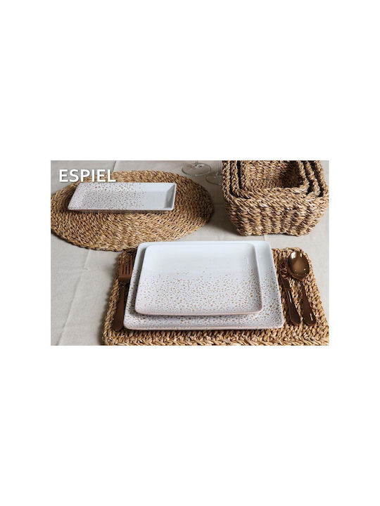 Espiel Bread Basket Wicker Brown 20x24x8cm