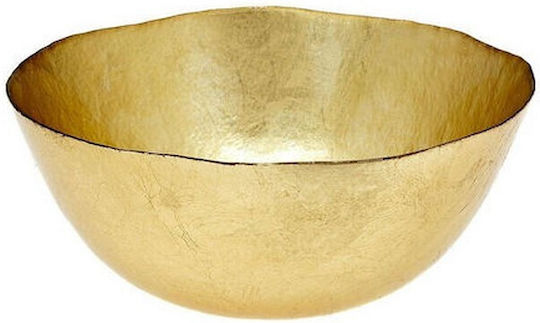 Cryspo Trio Купа за сервиране Кръгла Стъкло Gold с диаметър 15бр 2бр Cryspo Trio Купа за сервиране Кръгла Стъкло Gold с диаметър 15бр 2бр