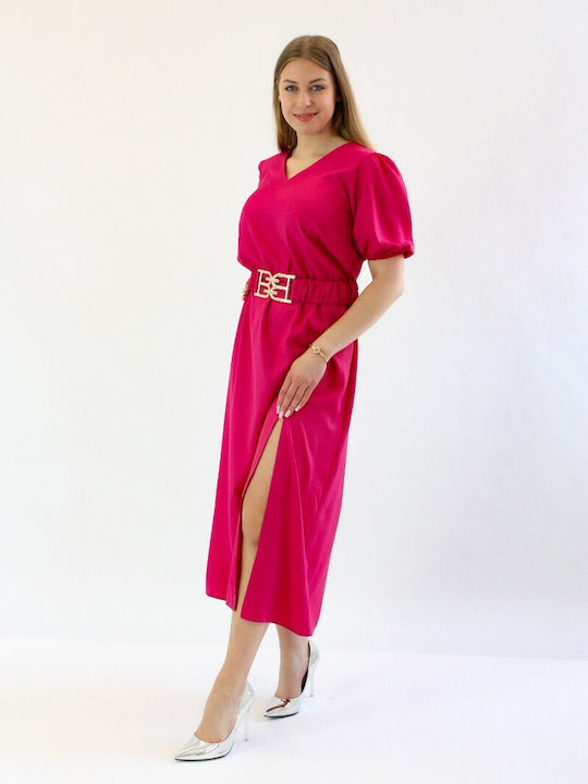 Brak Maxi Rochie Fuchsia