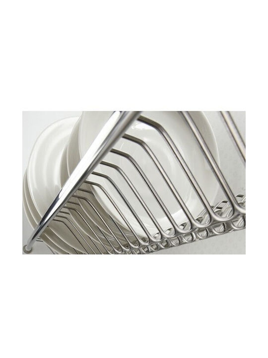 Lemi Schrank-Geschirrständer Inox 90cm Silber