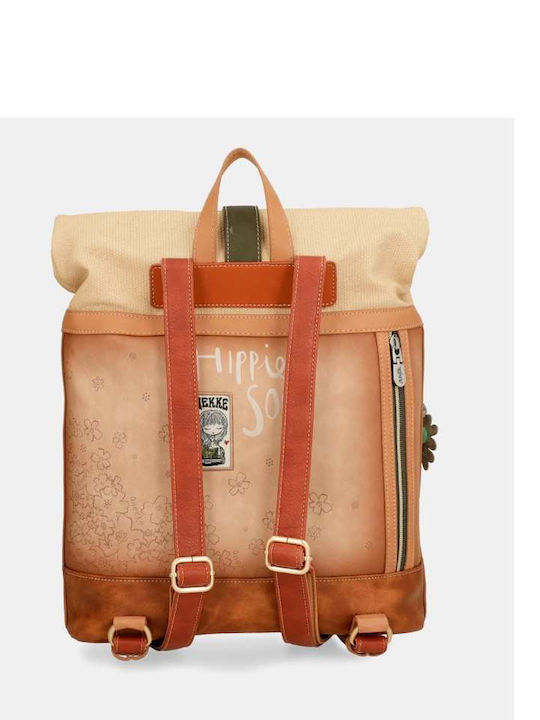 Anekke Leather Women's Bag Backpack Multicolour