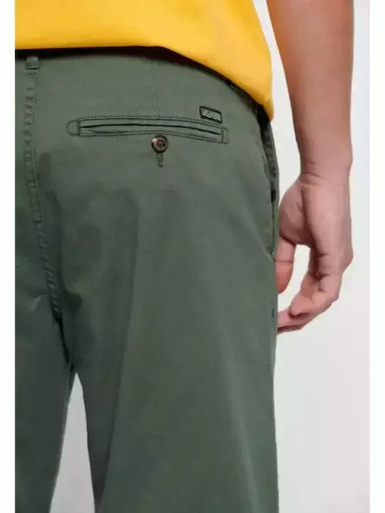 Tiffosi Ανδρική Βερμούδα Chino Dusty Green