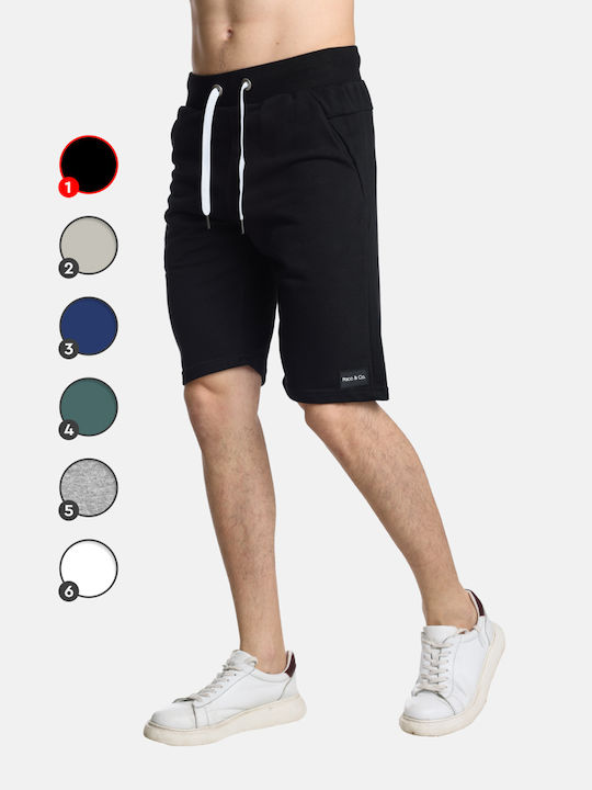 Paco & Co Men's Athletic Shorts Black