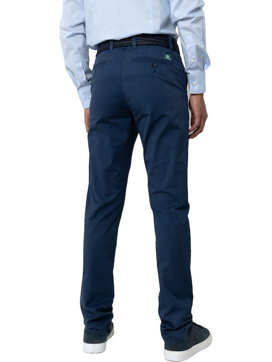 Hose Chino Elastisch Blue