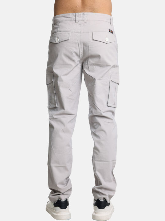 Pantaloni Elastic cu Croială Normală Grey
