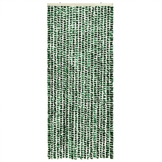 vidaXL Perdea ușă Verde 56x200cm 377383