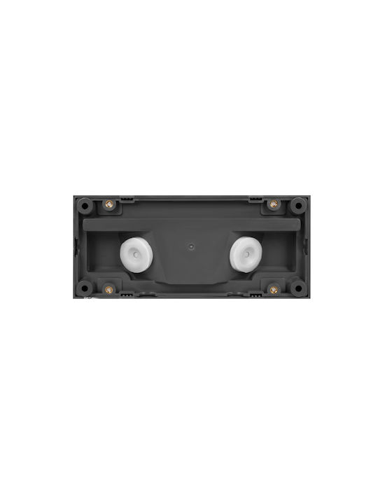 Adviti Wandmontierte Außenleuchte LED IP65 3W mit Natürliches Weiß Licht 16x3.3x7εκ.