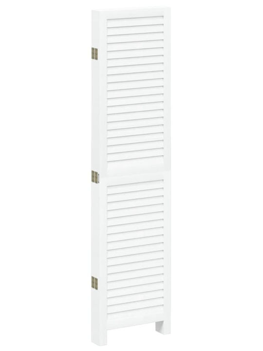 vidaXL Decorative Room Divider Wooden with 5 Panels 175x160cm