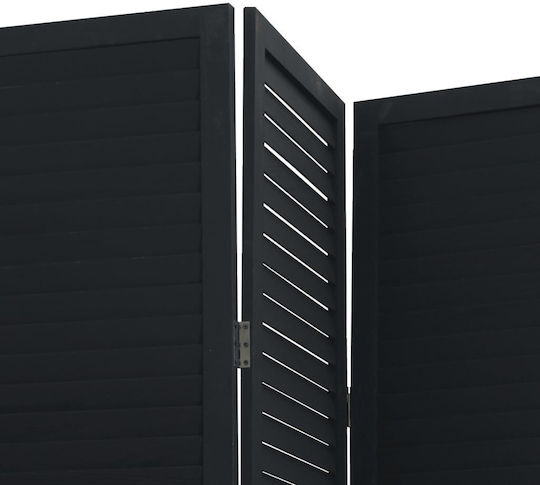 vidaXL Διακοσμητικό Παραβάν Ξύλινο με 3 Φύλλα 105x160cm