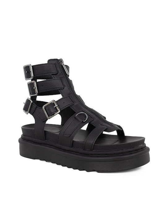 Seven Women's Flat Sandals in Black Color