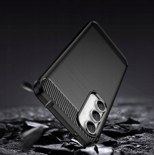 Spacecase Carbon Back Cover Silicone Black (Galaxy S23 FE)