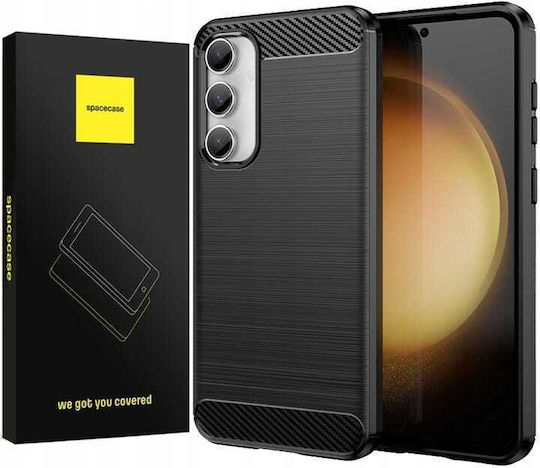 Spacecase Carbon Back Cover Silicone Black (Galaxy S23 FE)