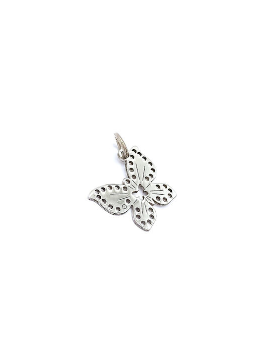 PS Silver Charm with design Butterfly from Silver