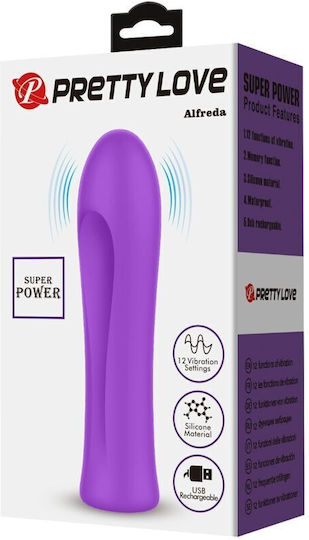 Pretty Love Alfreda Super Power Vibrator Aqua Purple