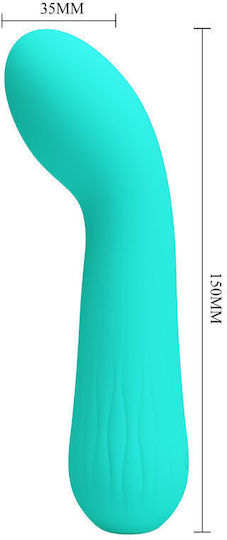 Pretty Love Faun Rechargeable Vibrator Aqua Green