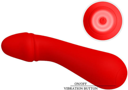 Pretty Love Cetus Rechargeable Vibrator Red