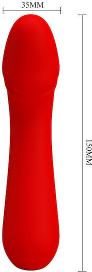 Pretty Love Cetus Rechargeable Vibrator Red