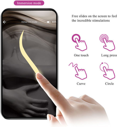 Pretty Love Hector Electroshock Vibrator By App Control Purple