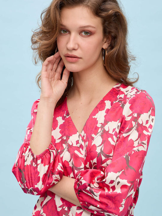 Πουκαμισο Εμπριμε Σατεν "flower Print" 57009 Passager
