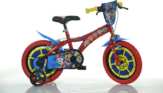 Dino Bikes Paw Patrol 14" Bicicletă pentru copii BMX Roșu