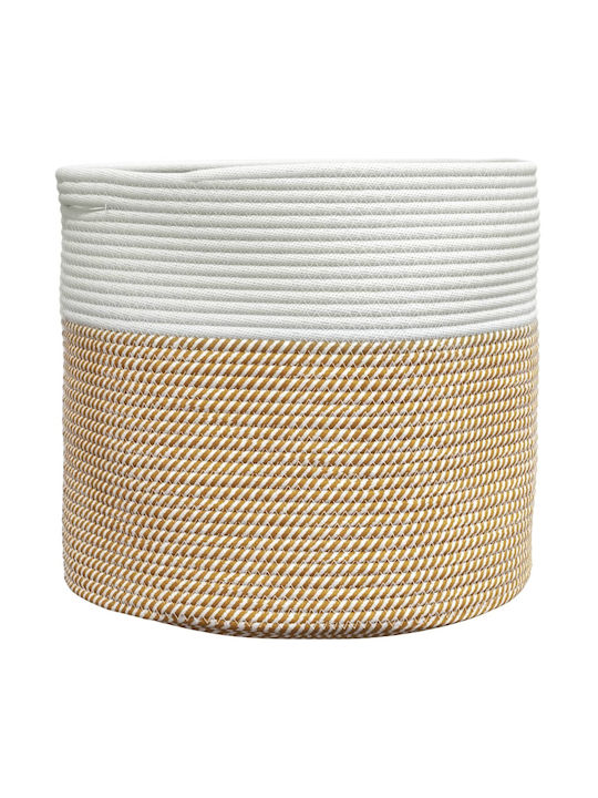 vidaXL Καλάθι Αποθήκευσης Υφασμάτινο Καφέ 40x40x35cm