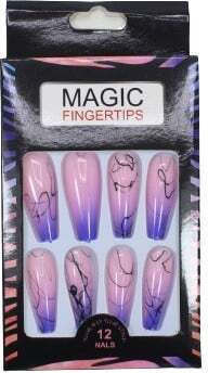 Magic Fingertips Tips Unghii False în Culoarea Bej