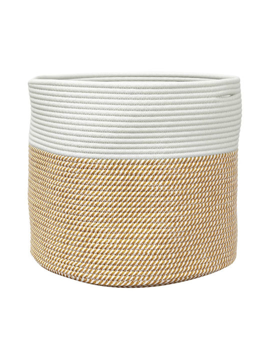 vidaXL Storage Basket Fabric Brown 40x40x35cm 1pcs
