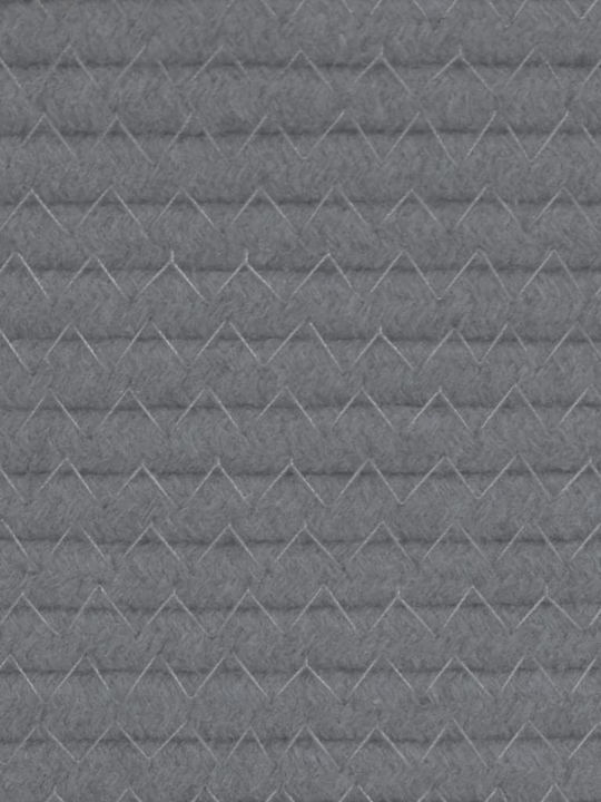 vidaXL Καλάθι Αποθήκευσης Υφασμάτινο Γκρι 40x40x25cm