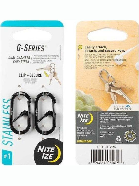 Niteize Set Black 2 Pieces Niteize Set Black 2 Pieces