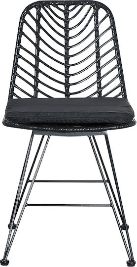 Scaun Naoki Negru 44x58x82cm