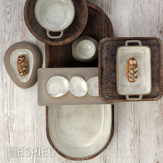 Espiel Spirit Keramik Ordnungshüter 3 Schlitze Beige W31.8xL15.8xH2.2cm 1Stück